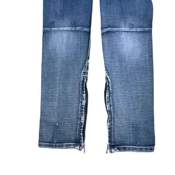 MNML Men’s Distressed Button-Fly Jeans 36x34 - Picture 6 of 11